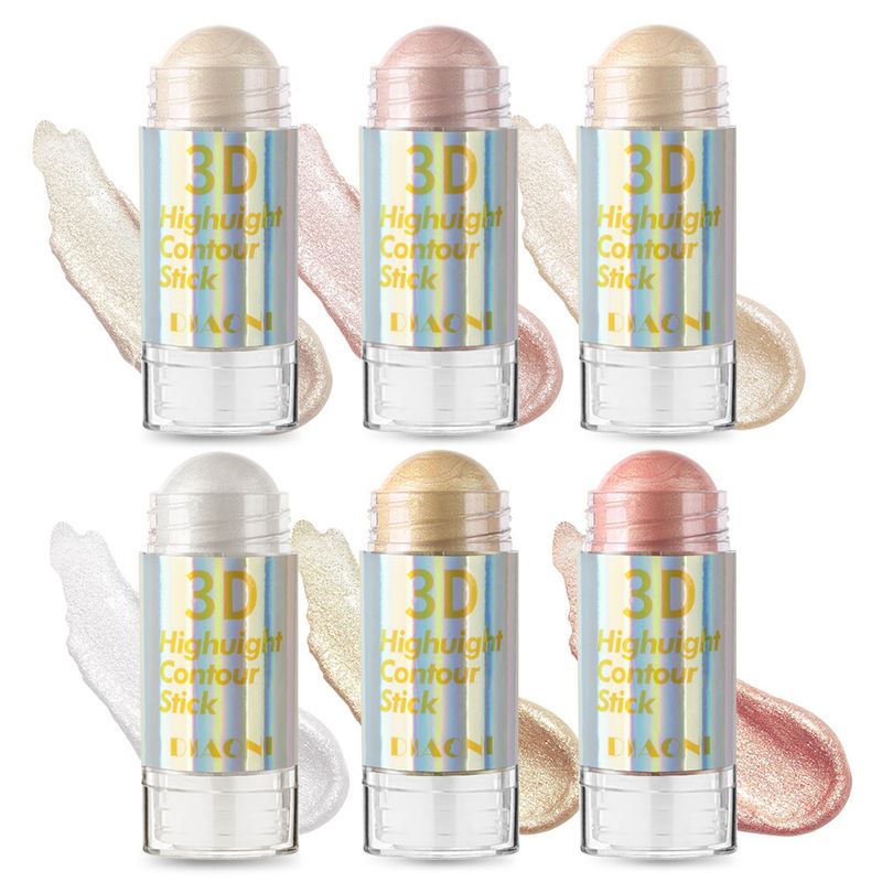 DIAONI Cream Blush Stick – Feuchtigkeitsspendende und verblendbare Wangenfarbe – Tragbares Twist-Up-Design_voghion.com