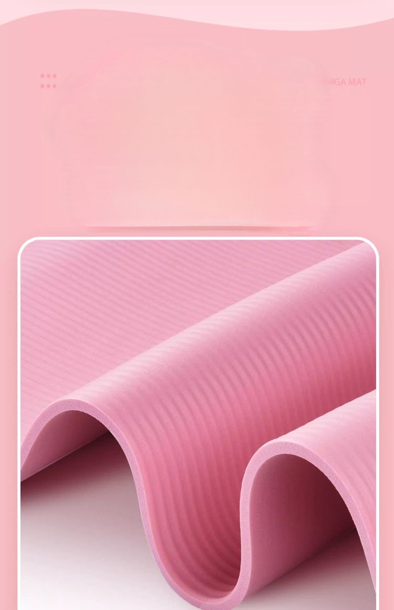 Yoga Thickened Non-Slip Exercise Fitness Sit-Up Home Use Shock Absorption Soundproof Widened Floor Mat_voghion.com