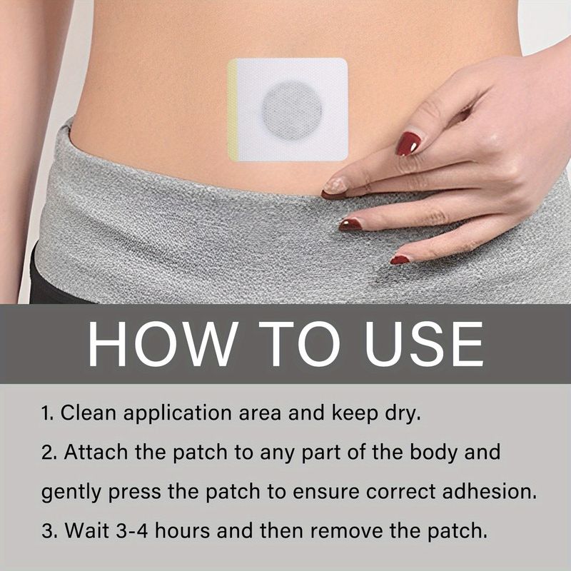 Patch minceur de drainage lymphatique au venin d'abeille Patchs amincissants pour le corps raffermissant et raffermissant pour le ventre Autocollants de nombril apaisants sains Patchs minceur_voghion.com