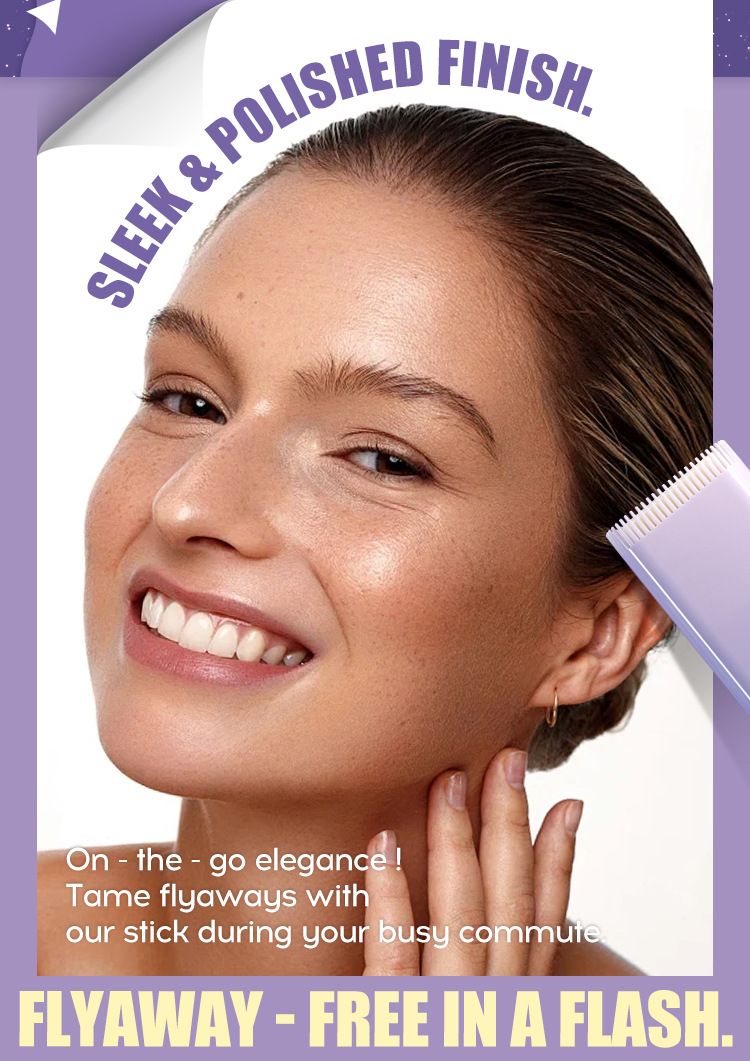 MLSMILE Hair Wax Stick With Comb - Long-Lasting Hold, Flyaway Control | Portable Hair Styling Balm For Frizz & Baby Hair, Easy To Use_voghion.com