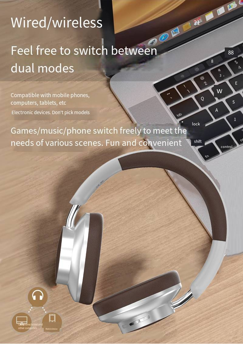 VJE902 – écouteurs rétro sans fil Bluetooth 5.3, écouteurs rétractables en métal pour sport, modèle privé_voghion.com