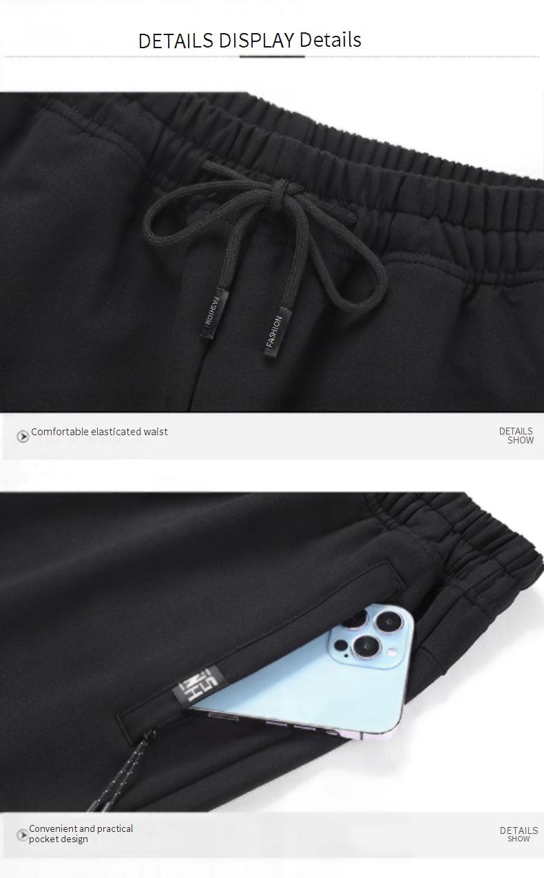 Lässige Cargohose aus Baumwolle für Herren – Slim Fit, atmungsaktiv und bequem, Militär-Tarnmuster, elastischer Bund mit Kordelzug, leicht für den Sommer_voghion.com