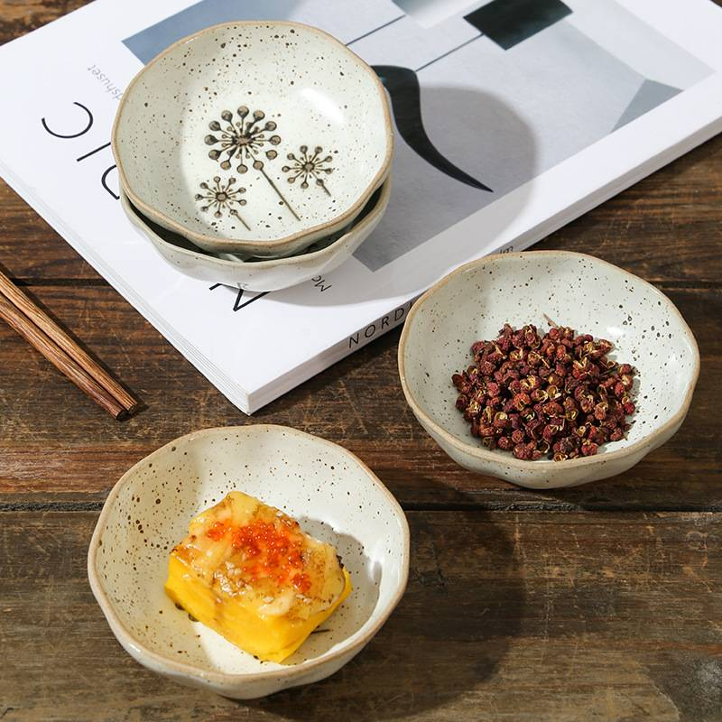 Japanese-style Dipping Sauce Dishes, Soy Sauce Dishes For Home Use, Ceramic Flavor Dishes, Creative Side Dish Dishes For Commercial Use, Tableware_voghion.com