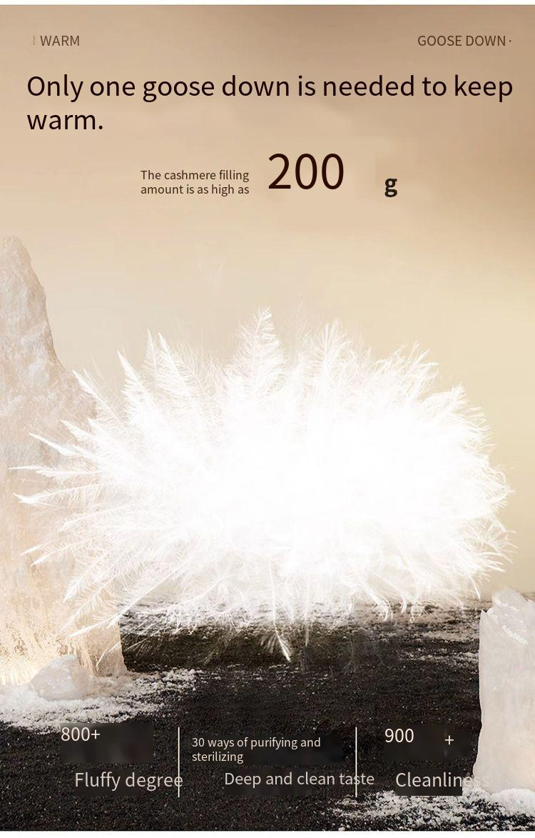 Chaqueta acolchada de invierno unisex negra y dorada con plumón de pato de 800 pulgadas cúbicas, impermeable, cortavientos y con capucha para hombre y mujer._voghion.com