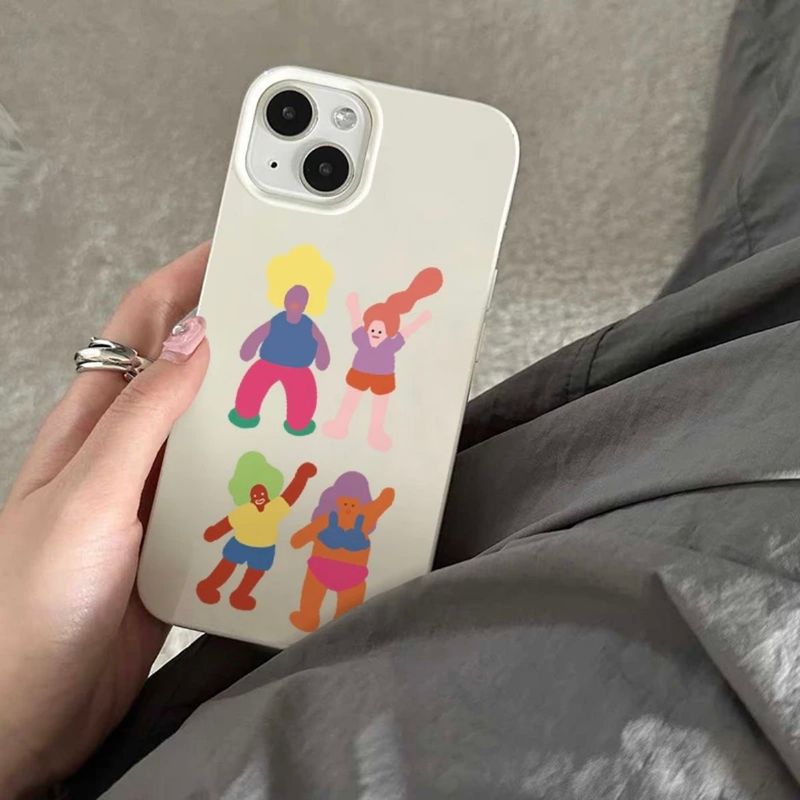 Grappige stripfiguur geschikt voor 15 Promax telefoon iPhone 14/13 schattig 12 zachte hoes X Fun 78_voghion.com