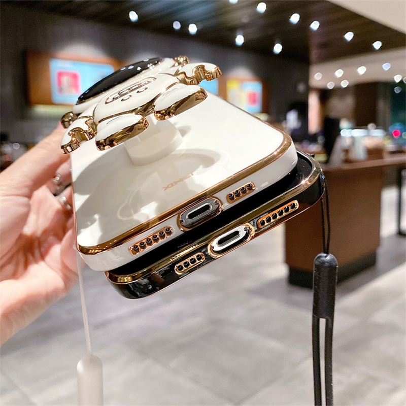 Luxury Astronaut Kickstand Case For OnePlus 11 Pro 11R Ace Pro Ace 2 8T 9 8 Pro Nord 2 5G 10R Shockproof Silicone Soft Cover_voghion.com