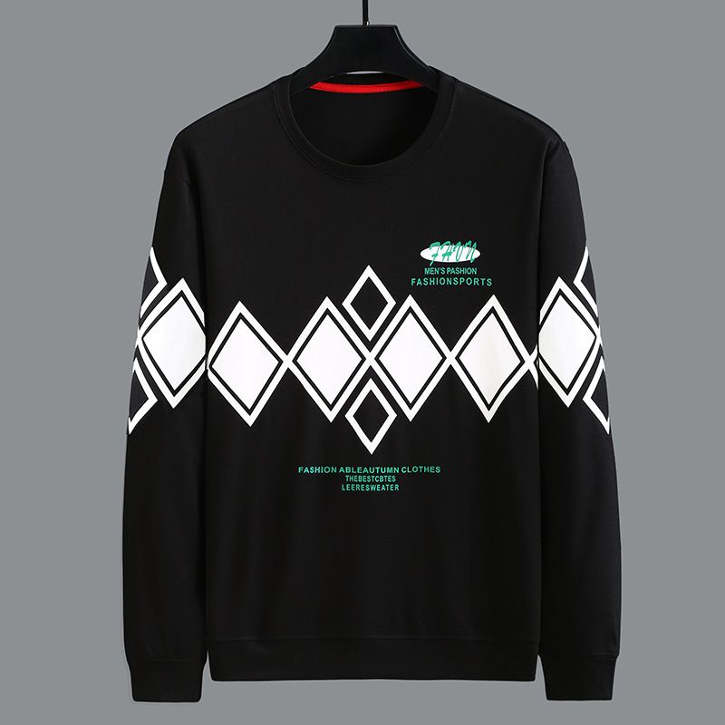 Men's Clothing Plus Size Sweatshirt T Shirt Loose Casual Youth Fat Guy Trend Fat Man Long Sleeve Bottoming Shirt_voghion.com