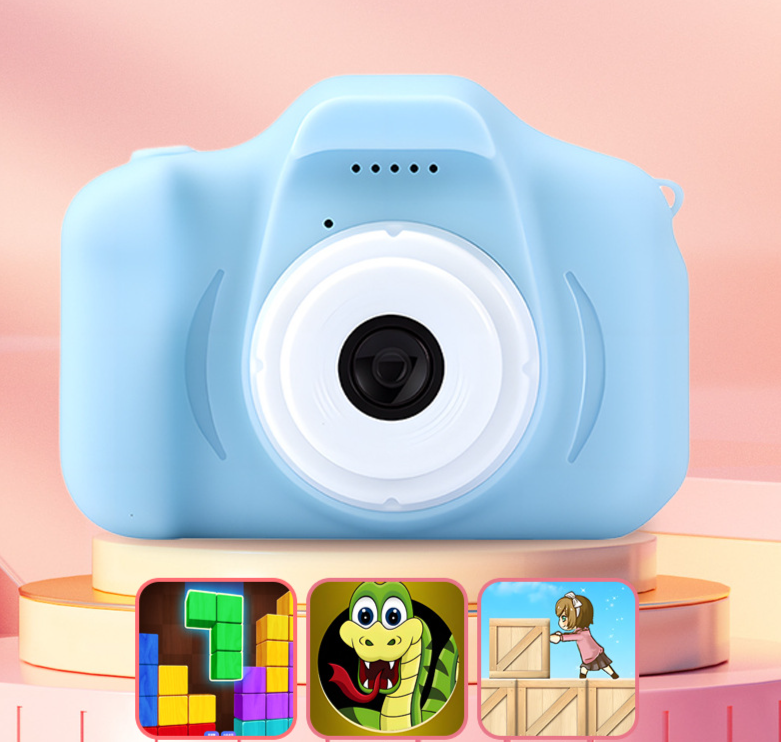 X2 Children's Digital Cartoon Kids Toy DSLR Elementary School Student Photo Video Camera_voghion.com
