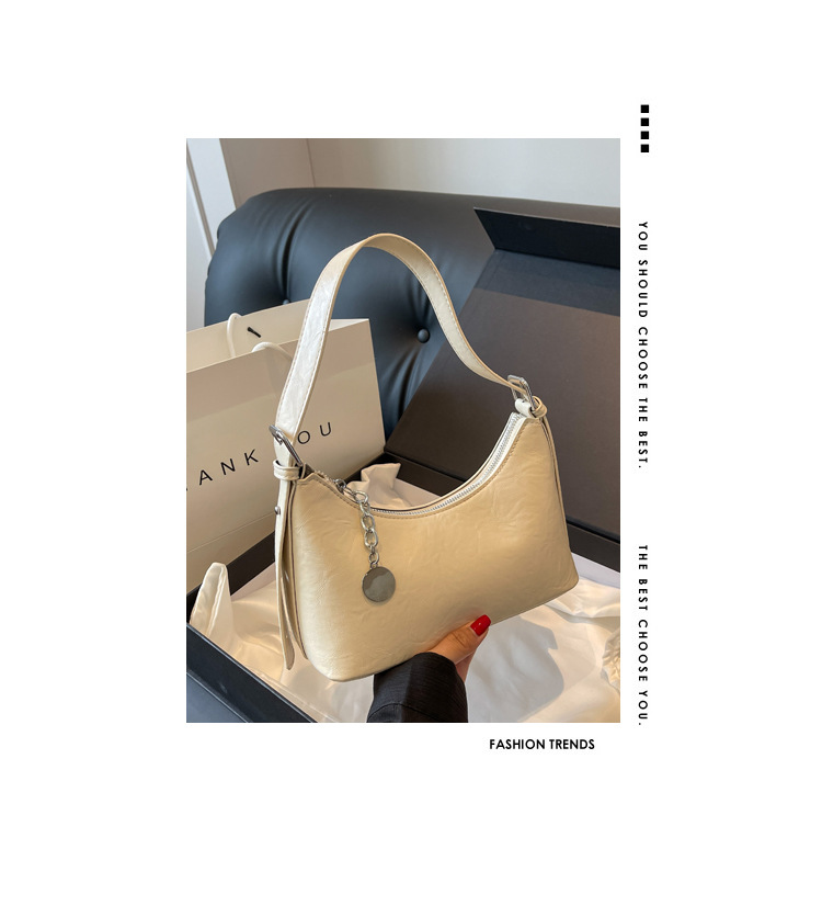 Borsa sotto le ascelle Borsa da donna di grande capacità Nuovo design di nicchia transfrontaliero Senso di luce di alto livello borsa obliqua portatile monospalla di lusso_voghion.com