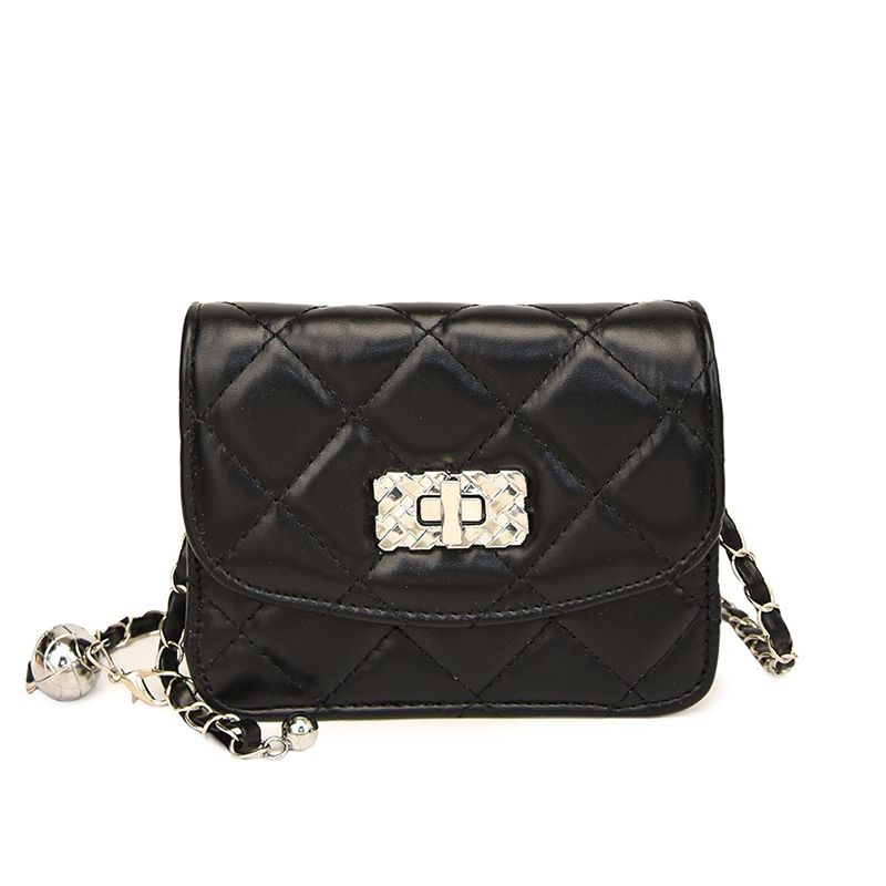 Borsa a tracolla trapuntata con catena per donna, primavera estate 2024, nuova moda, di alta qualità, stile Ins, versatile, mini borsa quadrata_voghion.com