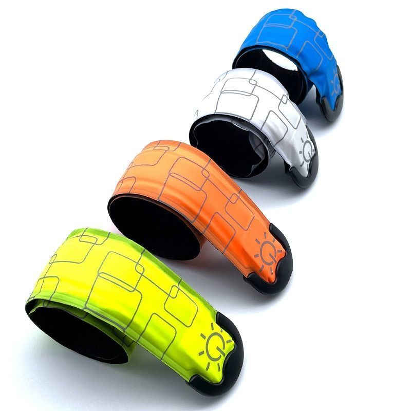 Night Running Wristband Arm Light USB Sports Glowing Armband LED Snap Ring_voghion.com