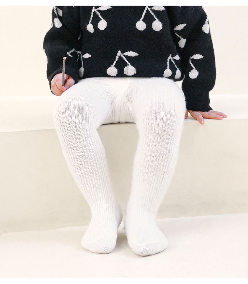 Mädchen Strumpfhosen Herbst/Winter Neu Typ A Mit Samt Verdickt Wärme Kinder Verbunden Babysocken Baby Leggings_voghion.com