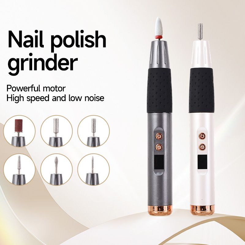 Dissolvant pour vernis à ongles et outil d'art rechargeable, stylo de meulage, petit polissoir à ongles portable_voghion.com