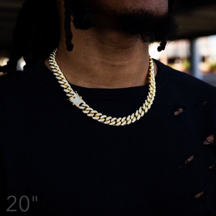 Full Iced Out Watch Erkek Küba Bağlantı Zinciri Bilezik Kolye Choker Bling Takı Erkekler İçin Büyük Altın Zincirler Hip Hop Erkek Saat Seti_voghion.com