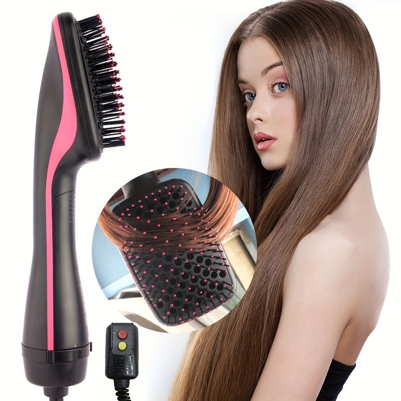 Spazzola ad aria calda 3 in 1 per uno styling senza sforzo: asciuga, arriccia, liscia e volumizza con asciugacapelli e modellatore in un solo passaggio_voghion.com