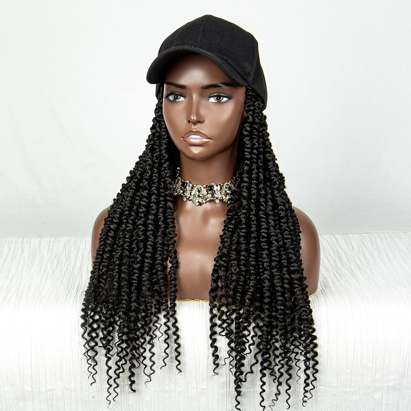 20inch medium length chemical fiber braid cap hair cap screw roll high temperature wire handmade braid African braid_voghion.com