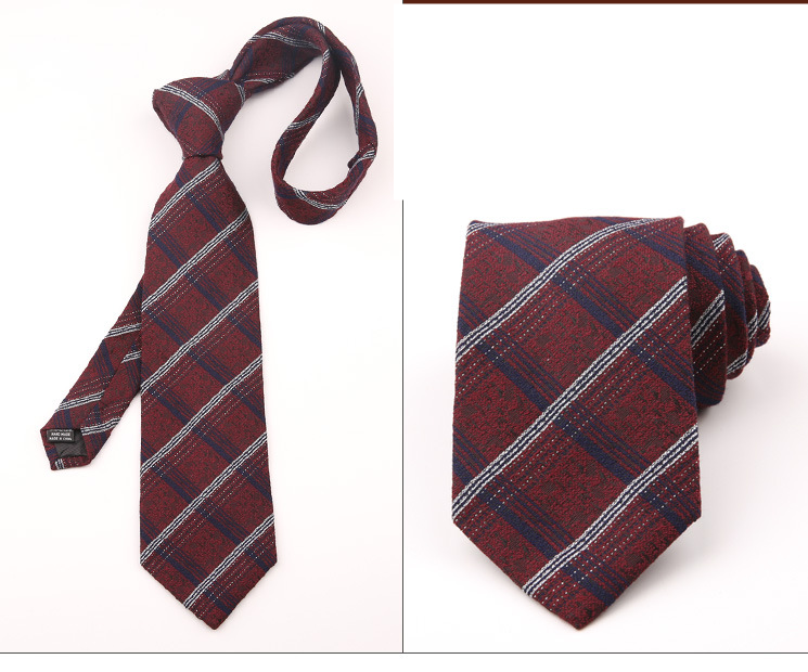 Algodão masculino misturado artesanal puro preto listrado jacquard sarja casual negócios formal casamento terno e gravata_voghion.com