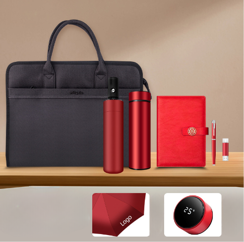 Briefcases Business Gift Set Briefcase Thermos Cup Umbrella Company Bank To Send Customers Practical Activities Annual Meeting Souvenirs_voghion.com