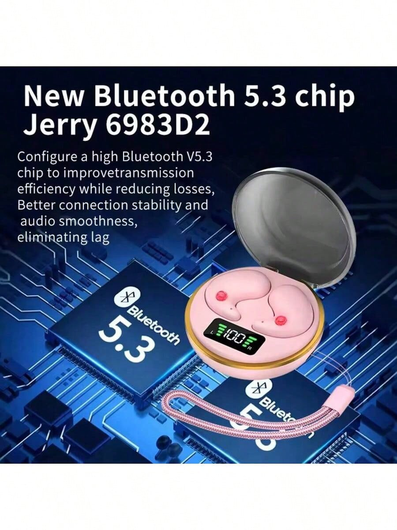 NEW 2025 New Style True Wireless In-Ear Fasions Headphone Mini Couples Earbuds Music Earplug Gaming HIFI Bass Stereo ENC_voghion.com