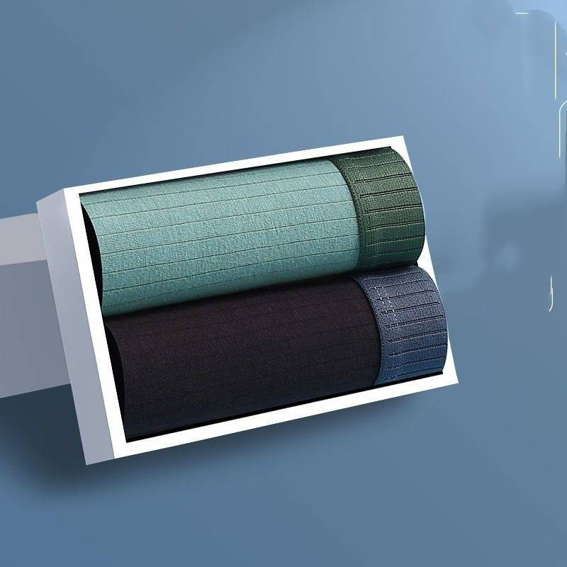 Boxer da uomo in cotone traspirante - Morbidi slip a vita media con comoda cintura per l'uso quotidiano (diversi colori e taglie)_voghion.com