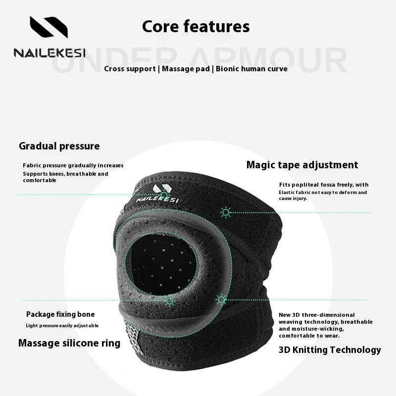 Professional Knee Brace For Men & Women - Breathable Support For Running, Basketball, Volleyball, Squats & Sports Injury Prevention_voghion.com