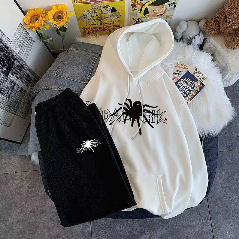 Completo da uomo con felpa con cappuccio e pantaloni da jogging ispirato a Spider-Man – Streetwear grafico (nero/grigio/blu, M-5XL)_voghion.com