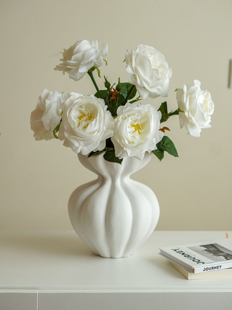 Artificial Flowers, Simulated Flowers, High End Sense, Realistic Moisturizing Feel, Simulated Bouquet Of Roses, Living Room Table Flower Decoration_voghion.com