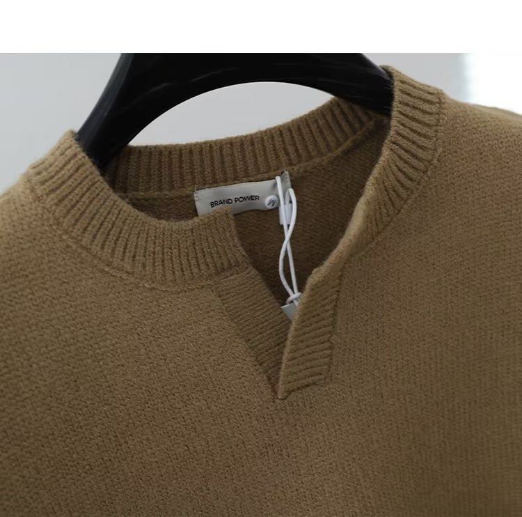 Pull ras du cou léger pour homme, style coréen, tendance, décontracté, polyvalent, pour l'automne et l'hiver_voghion.com