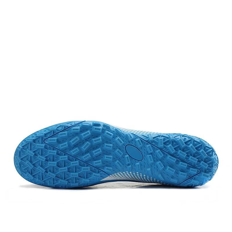 Volledige maat 32-47 zaalvoetbalschoenen voor heren PU leren voetbalschoenen_voghion.com