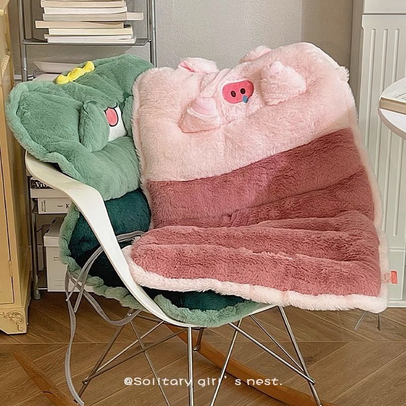 Cute Plush Bear Bedside Soft Pillow Seat Cushion Dormitory Student Bed Backrest Transformation Artifact Anti-collision_voghion.com