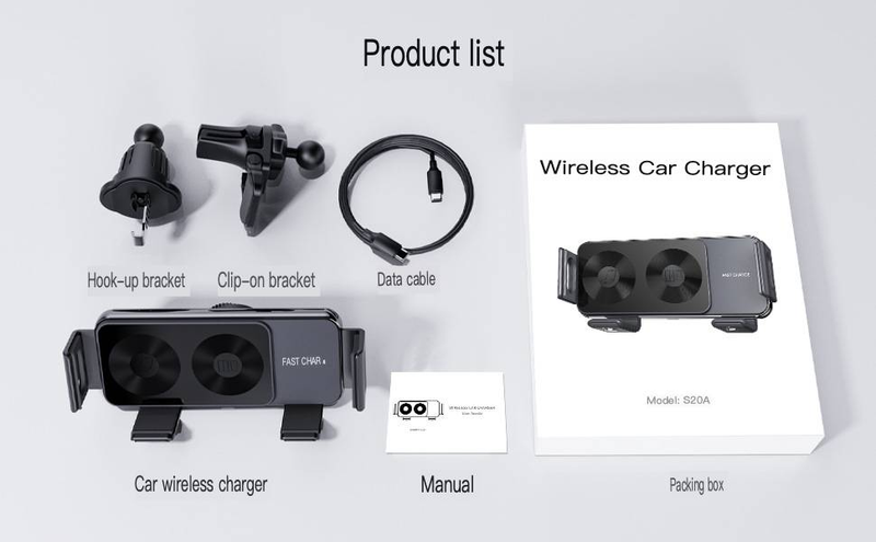 New CE certified ZfoldFlip car wireless charger suitable for Samsung folding screen mobile phone holder_voghion.com