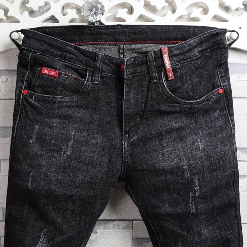 Vêtements pour hommes Pantalons sociaux Pantalons moulants dynamiques Jeans d'automne_voghion.com