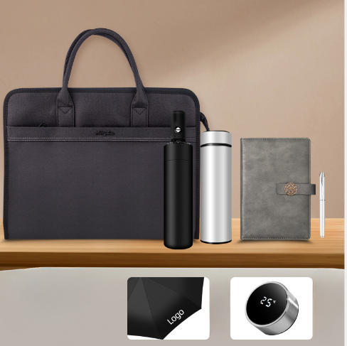 Briefcases Business Gift Set Briefcase Thermos Cup Umbrella Company Bank To Send Customers Practical Activities Annual Meeting Souvenirs_voghion.com