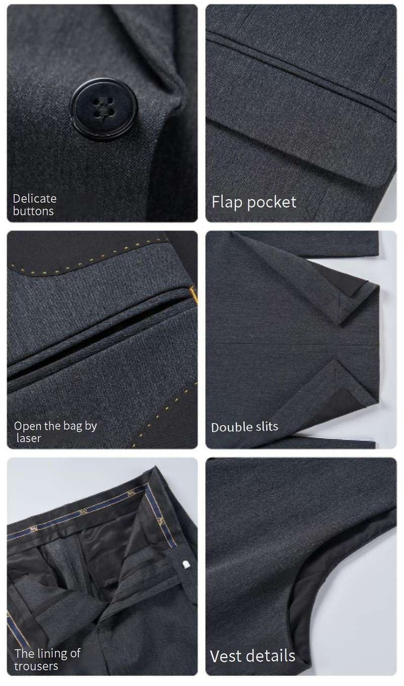 Premium Two-Piece Suit Set – Business & Wedding-Ready Slim-Fit Blazer & Trousers (M-7XL, Single-Breasted Notch Lapel, Stretch Comfort)_voghion.com