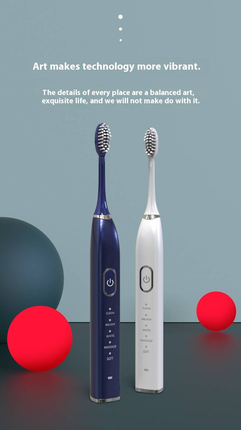 Advanced Magnetic Levitation Sonic Toothbrush – 5 Modes, Ultra-Soft Bristles, 30+ Days Battery, 36dB Silent, USB-C Fast Charge_voghion.com