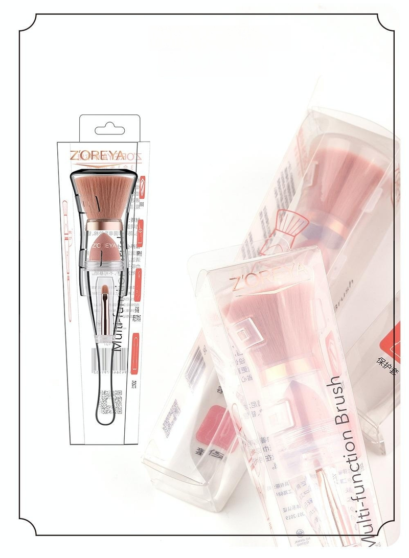 3-in-1 Soft Makeup Brushes Set Eyeliner Eye Shadow Brush Cosmetic Foundation Blush Powder Blending Beauty Makeup Tool_voghion.com