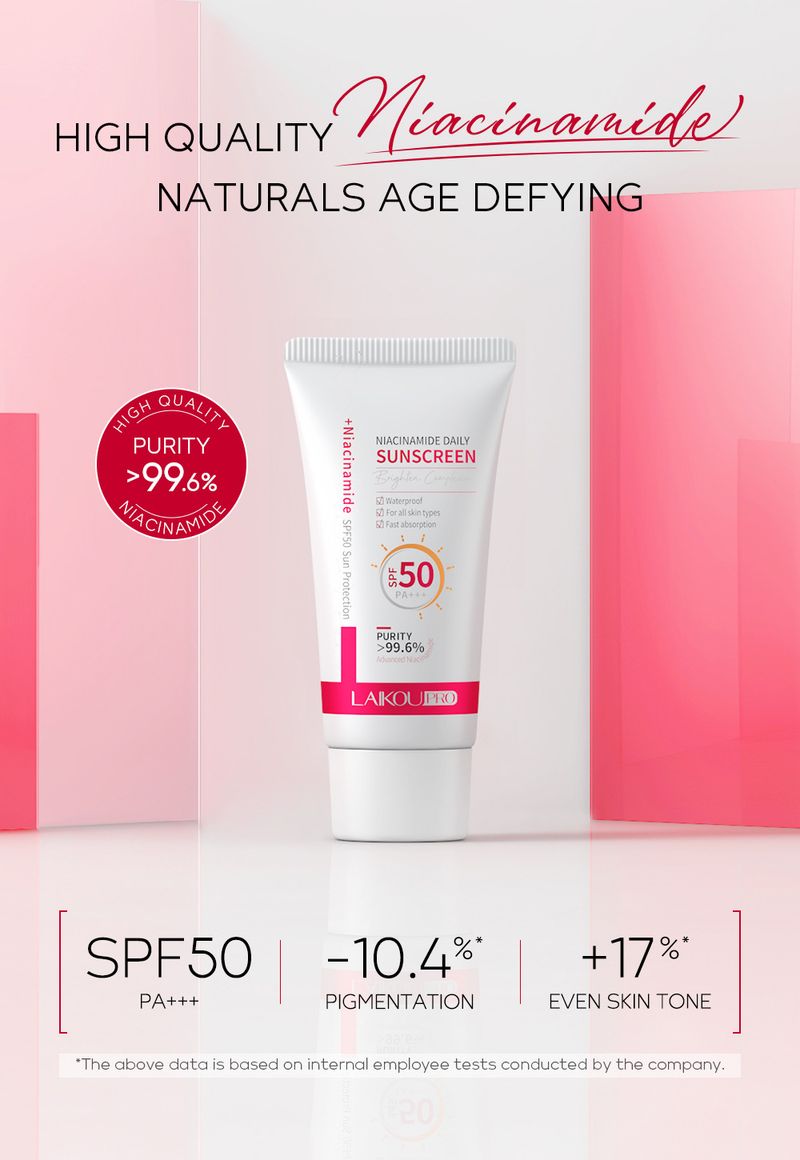 LAIKOU Pro Niacinamide solcreme til dagtimerne 50 g fugtgivende og isolerende ét stykke_voghion.com