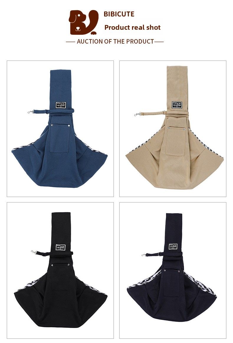 Draagtas voor honden, katten en huisdieren, schoudertas, verstelbare, gevoerde schouderriem met voorvak, Metro Outdoor draagtas voor honden_voghion.com