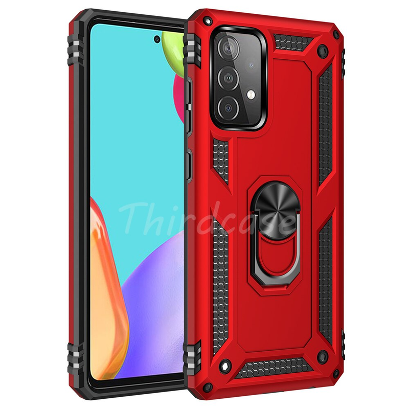 Armor Shockproof Cover for Samsung A52S 5G A53 5G Bumper Stand Holder Kickstand Case Galaxy A52 4G 5G A 52 S PC+Silicone_voghion.com