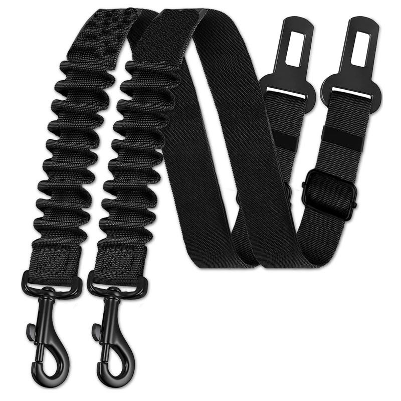 Correa retráctil para perros, multifuncional, para coche, seguridad para mascotas._voghion.com