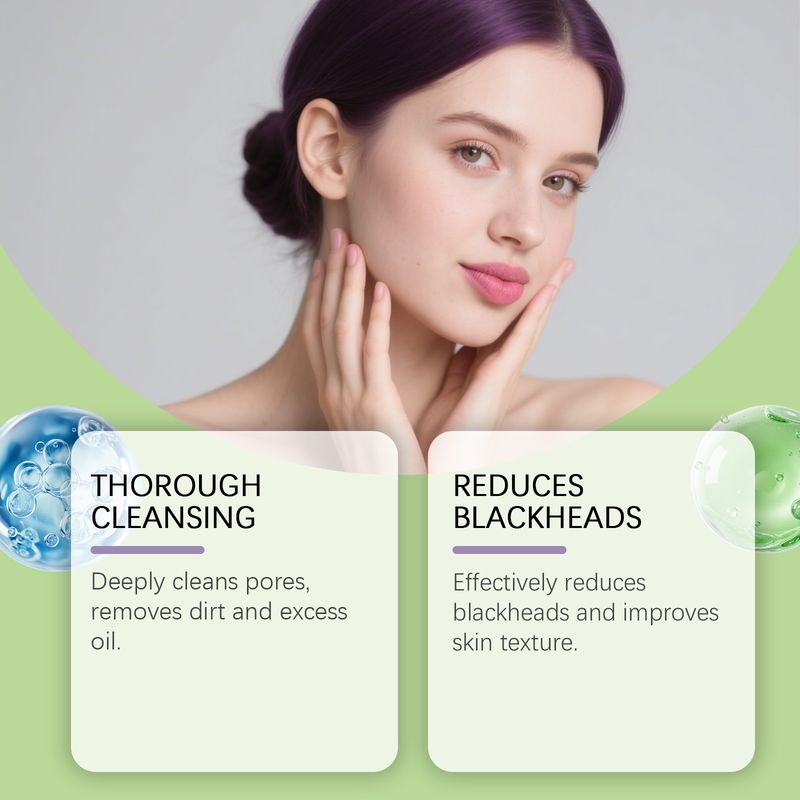 Nettoyant visage doux à l'arbre à thé, rafraîchissant et non tiraillant, pour les pores._voghion.com