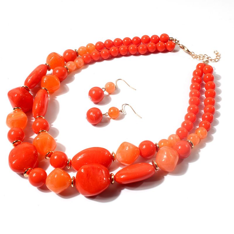 Dubbellaags accessoire creatieve waterdruppel hanger ketting 8310_voghion.com