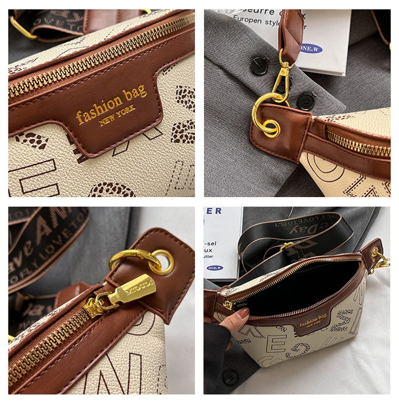 Fanny Pac Donna Borse a Tracolla in Pelle Vegana per Ragazza Borse a Tracolla con Nappe Borsa Piccola SG con Chitarra Regolabile_voghion.com