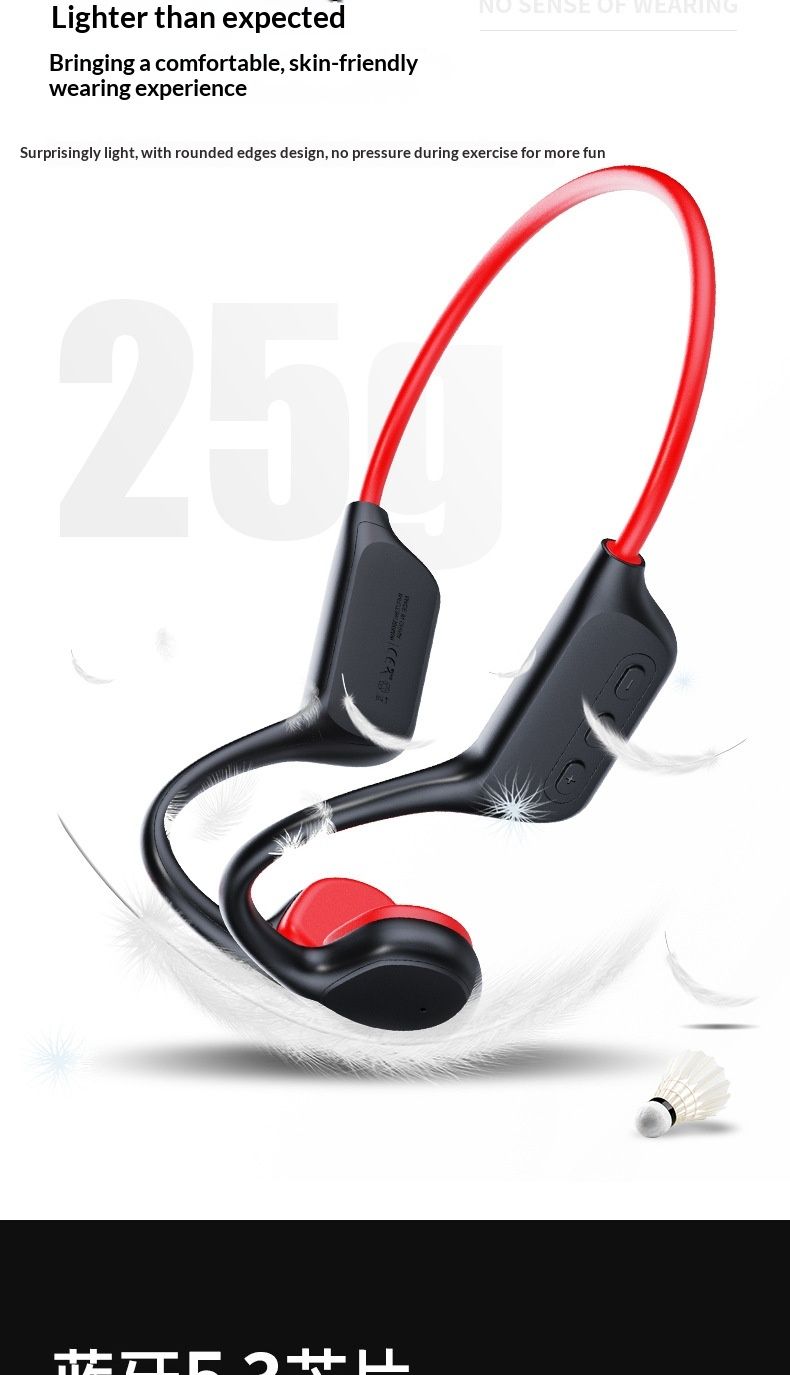 In Stock Dropshipping Noise Cancelling Headset New Wireless Sports Running Special Non-In-Ear True Bone Conduction_voghion.com