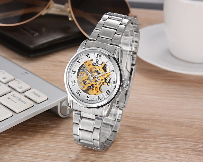 New Fashion Trend Men's Double sided Hollow Fully Automatic Mechanical Watch_voghion.com