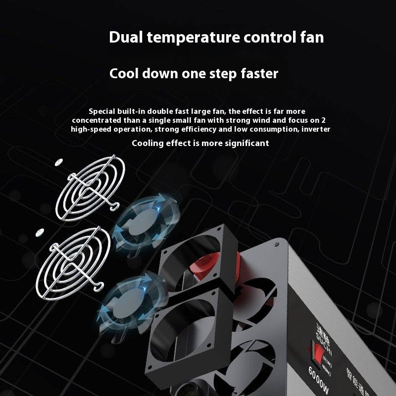 Reiner Sinus-Wechselrichter, Auto-Wechselrichter, 12V24V48V60V auf 220V, Auto/Haushalt, universeller Hochleistungs-Batteriekonverter_voghion.com