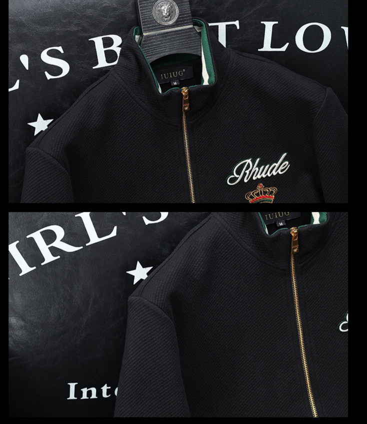 Herrenbekleidung Herren Herbst und Winter neue IUIUG Feile Baumwolle Trend Mode lässig Pullover Herren Top Kleidung_voghion.com