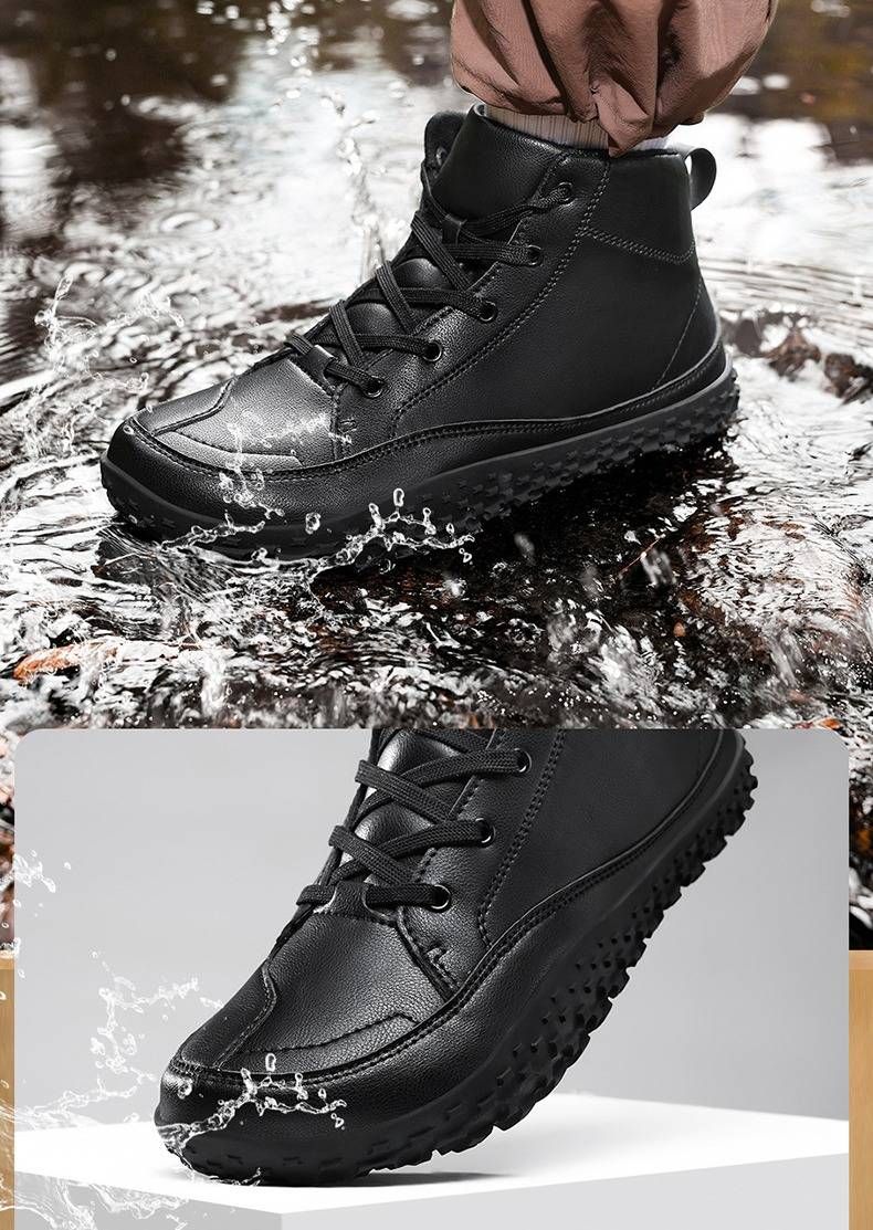 Nouvelles chaussures de randonnée unisexes grandes tailles, chaussures de randonnée montantes à lacets pour couples, chaussures de sport antidérapantes et résistantes à l'usure avec semelle large._voghion.com