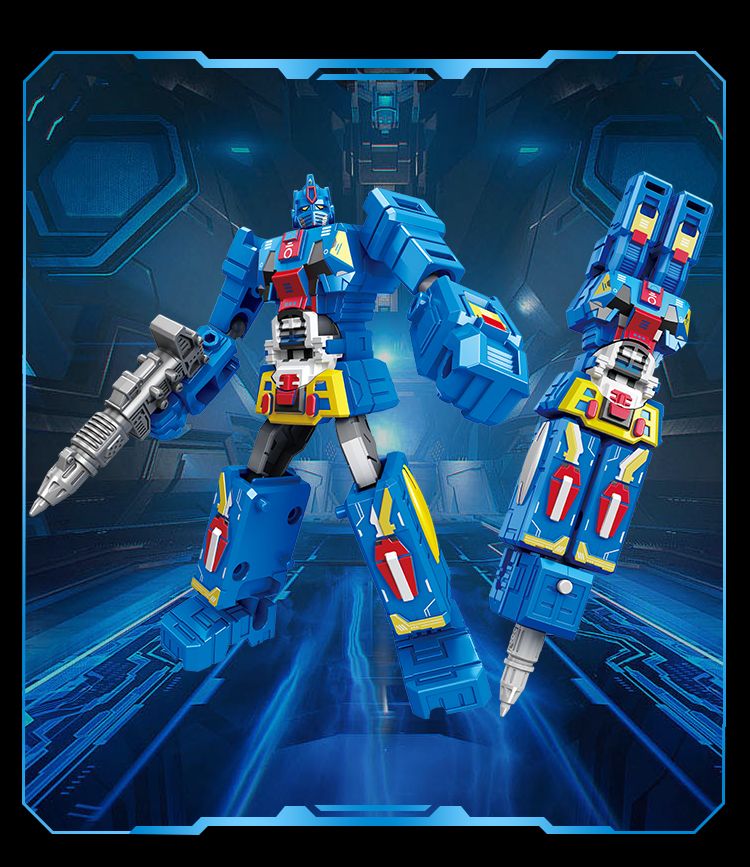 Creative Boy Deformation Toy Transformation Robot Figure Pen Robot Deformation Pen Kids Robot Model Toy Stationery Supplies_voghion.com