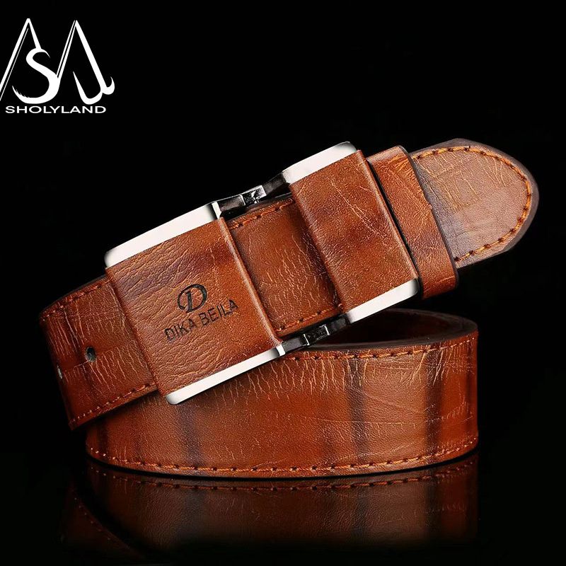 HOT Hot Selling New Trendy Slim Fit Smooth Buckle Classic Business Casual Fashionable Simple and Versatile Men's Belt_voghion.com